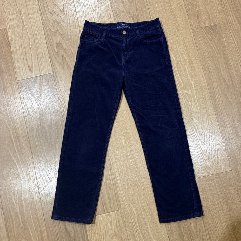 Vineyard Vines Navy Corduroy Boy's Pants Size 10